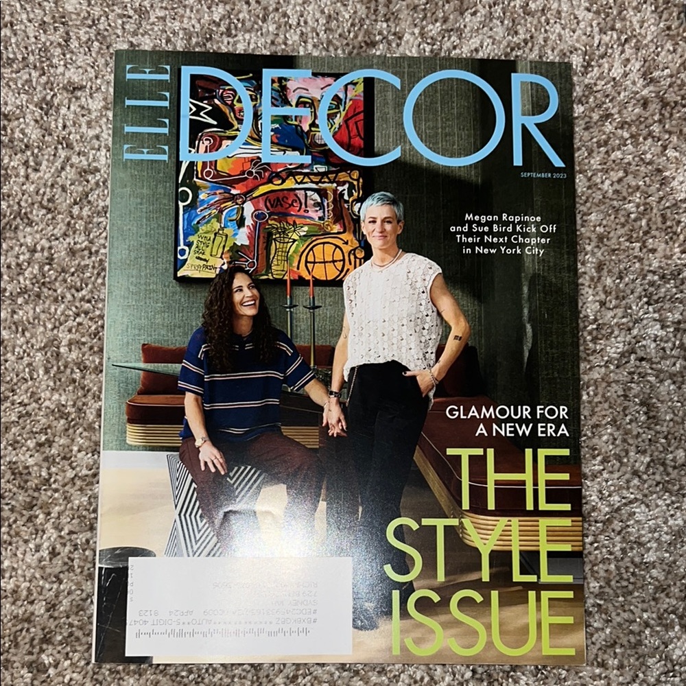 Elle Decor “The Style Issue” Magazine Sept 2023 NEW